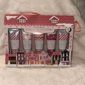 Ellen Tracy Pink Gingerbread House Gift-able Hand Cream Set of 5